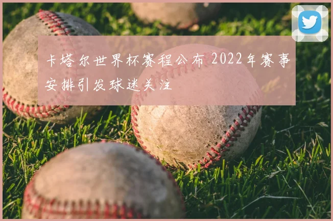 卡塔尔世界杯赛程公布 2022年赛事安排引发球迷关注